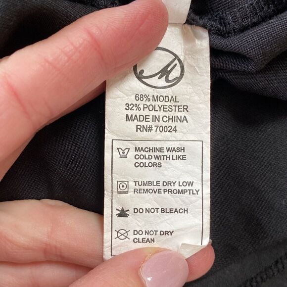 Mododoc V-Neck T Shirt Tunic With Curved Hem Oversized Fit Size Extra Small - Picture 8 of 10